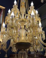 لوستر کریستالی باکارات شامپاینی در انواع رنگبندی و سایز - Image 4